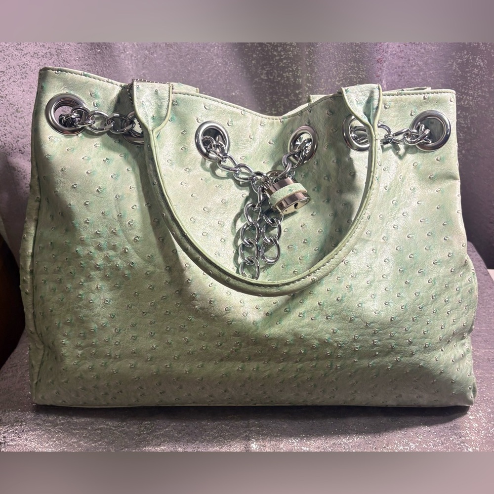 Urban Moxy Tote Bag with Chain Detail